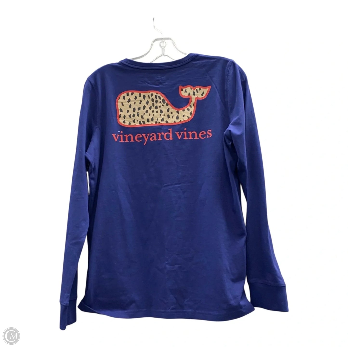 Athletic Top Long Sleeve Crewneck By Vineyard Vines In Blue, Size: M
