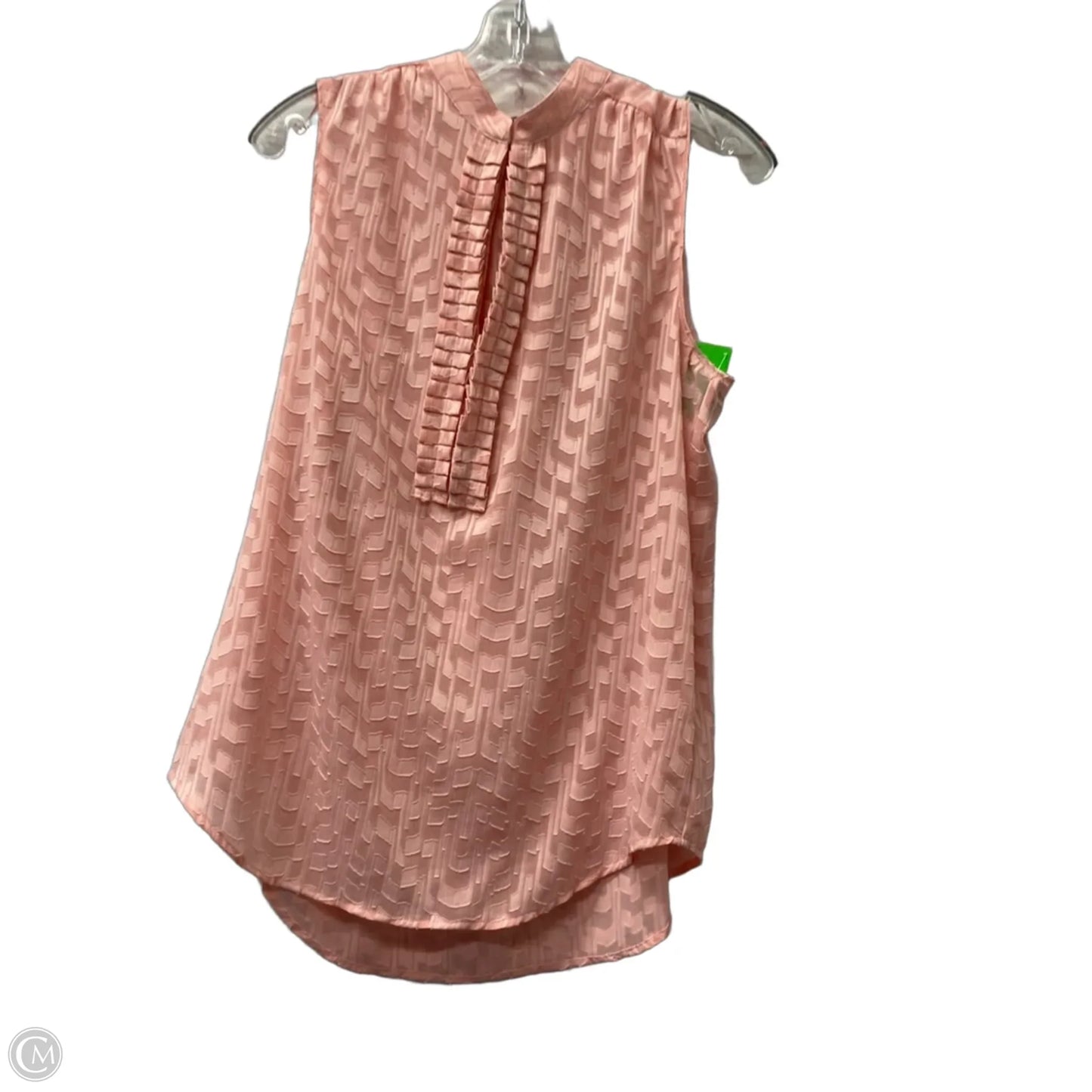 Top Sleeveless By Ann Taylor In Pink, Size: M
