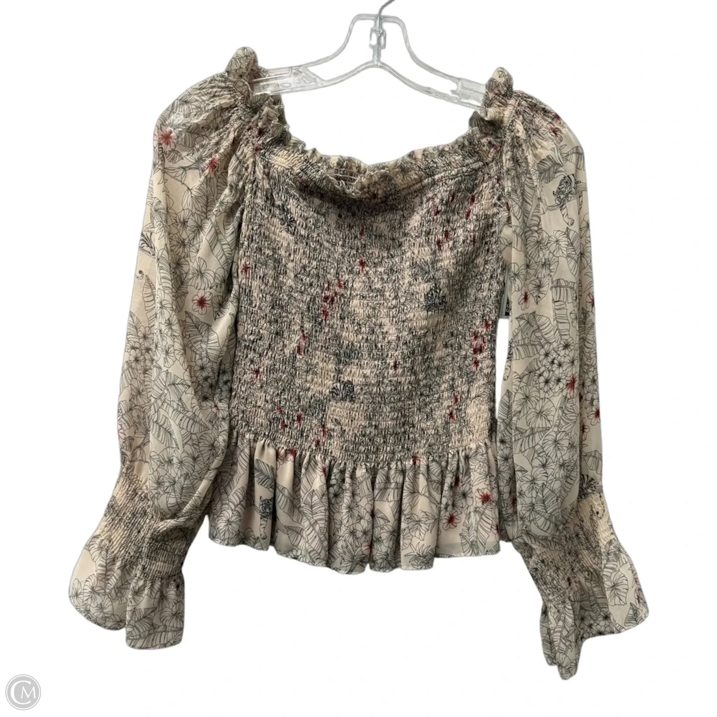 Top Long Sleeve By Alexis In Pink, Size: S