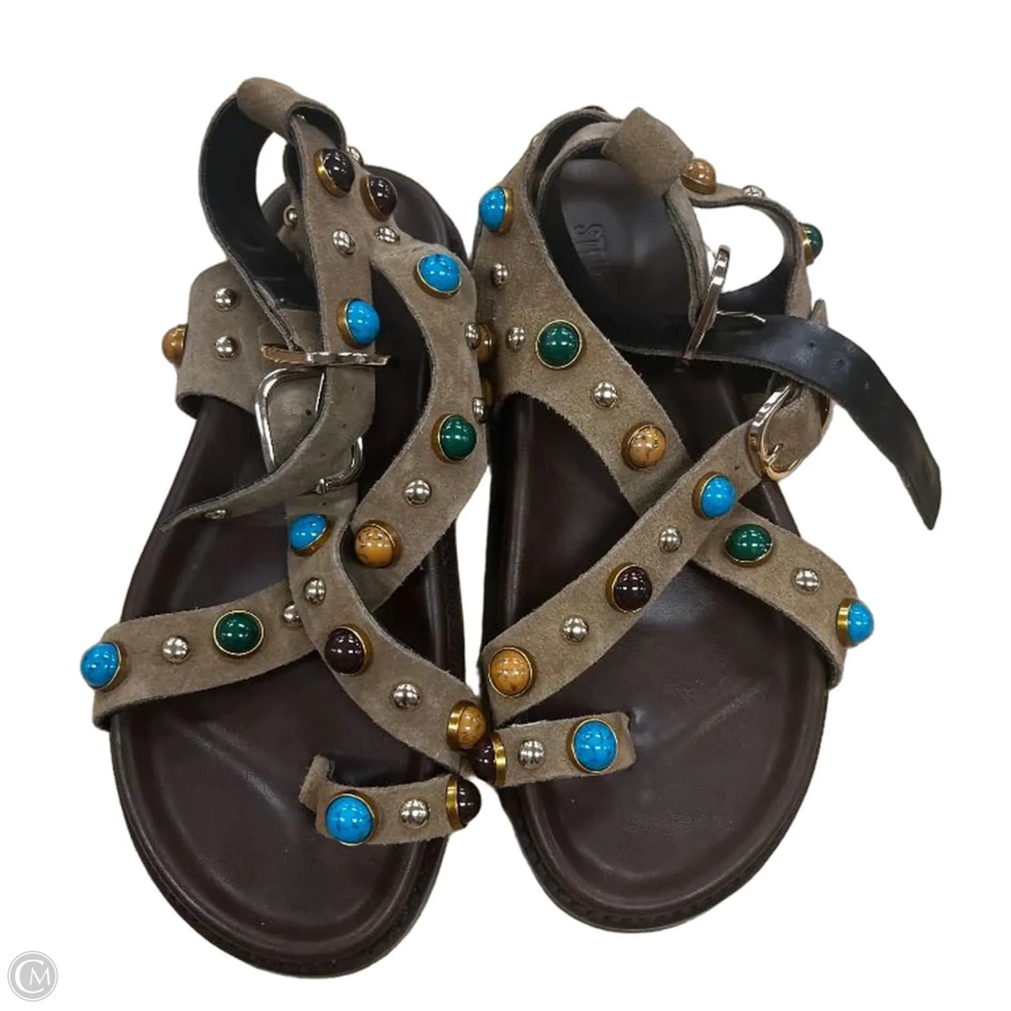 Sandals Flats By Steve Madden In Brown, Size: 6