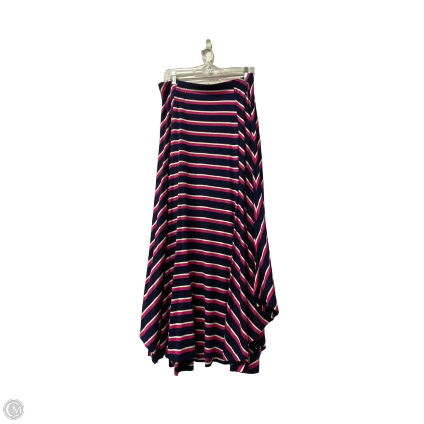 Skirt Maxi By Chicos In Blue & Pink, Size: M
