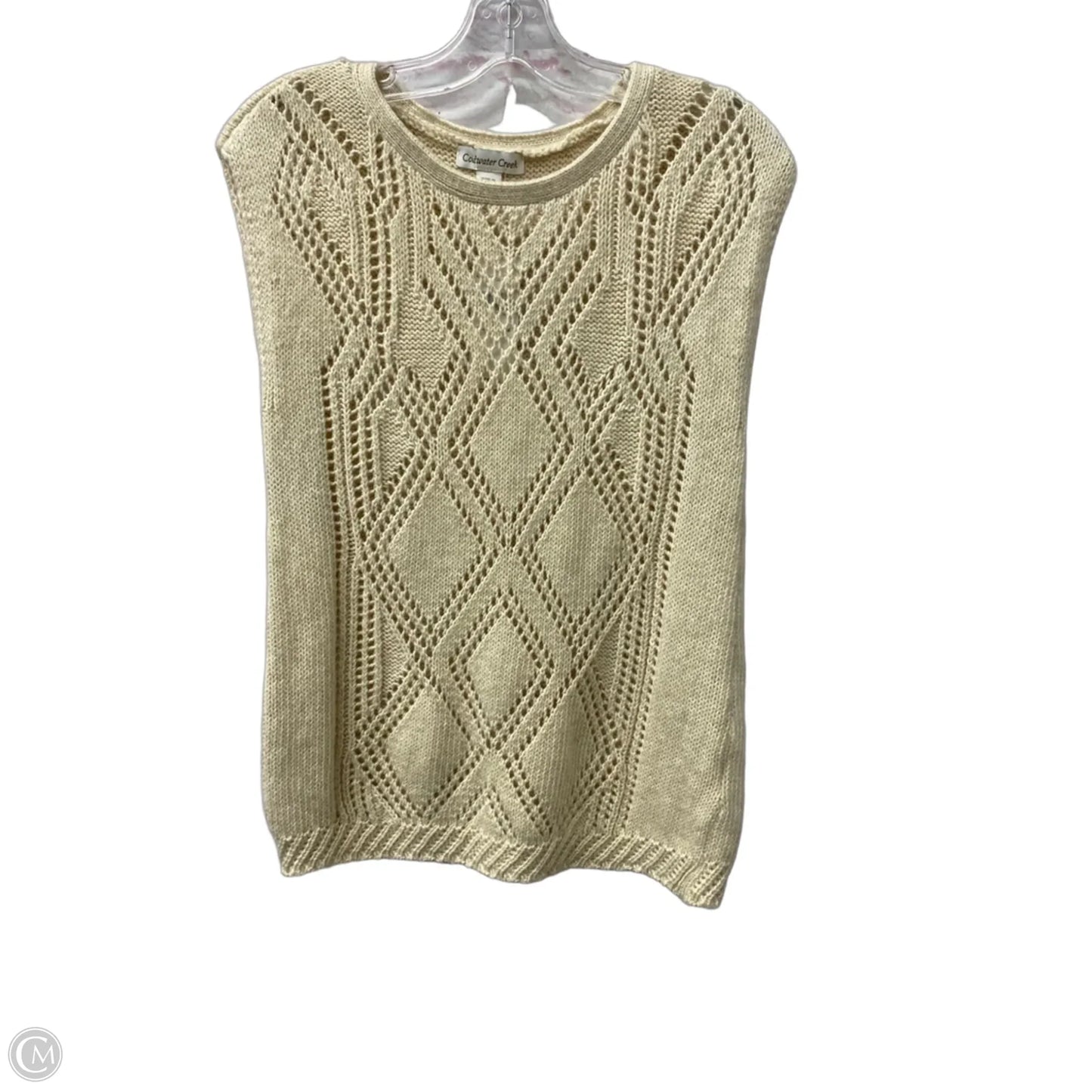 Sweater By Coldwater Creek In Tan, Size: M