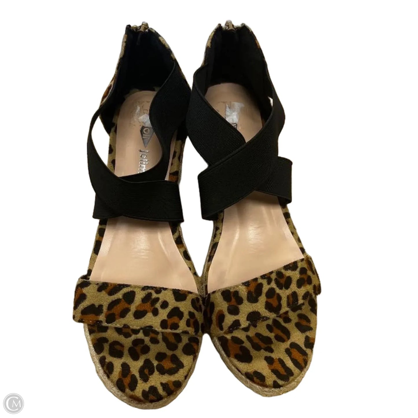 Sandals Heels Platform By olí jolimail In Animal Print, Size: 8