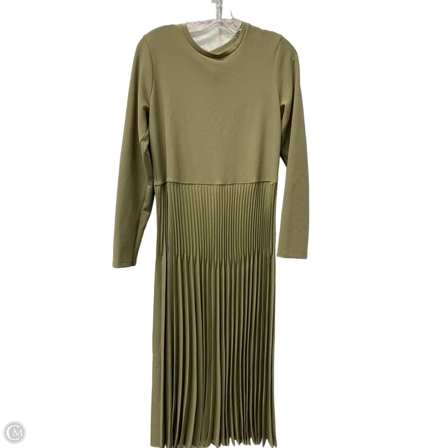 Dress Casual Midi By Uniqlo In Brown, Size: L