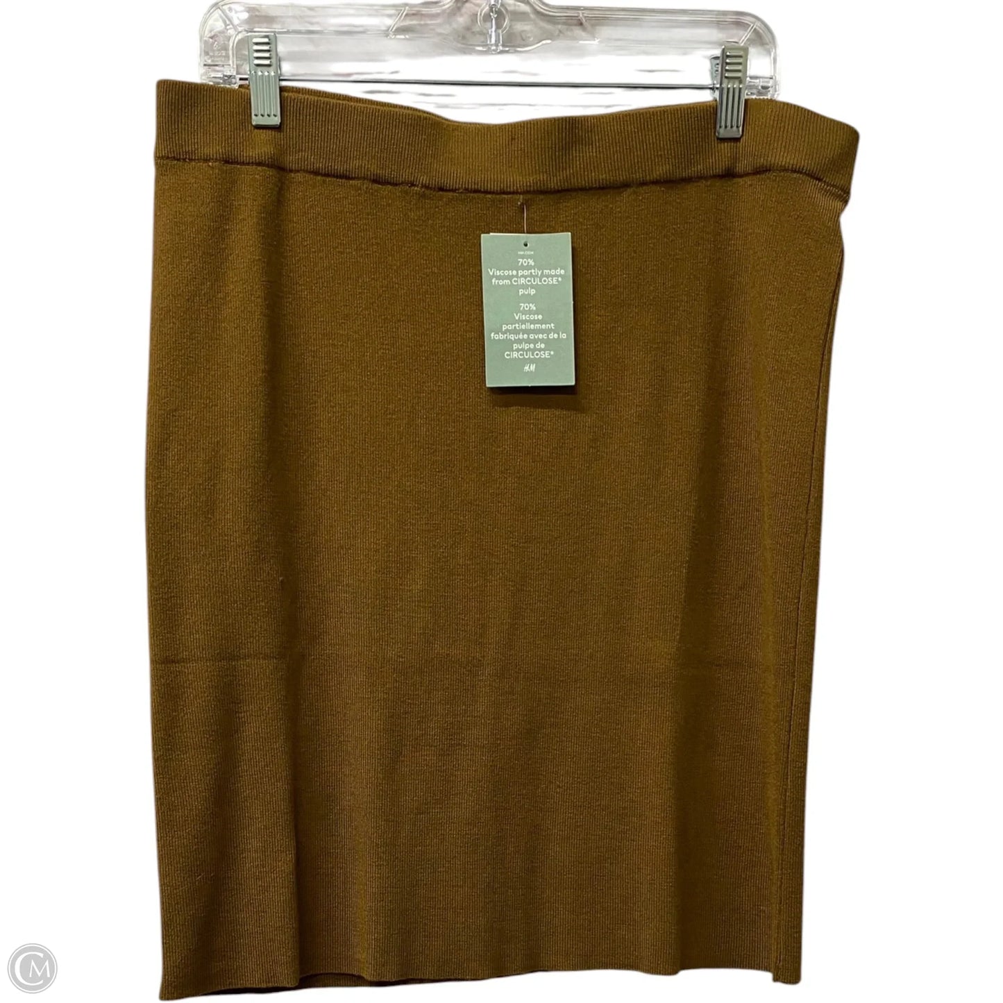 Skirt Midi By H&m In Brown, Size: 12