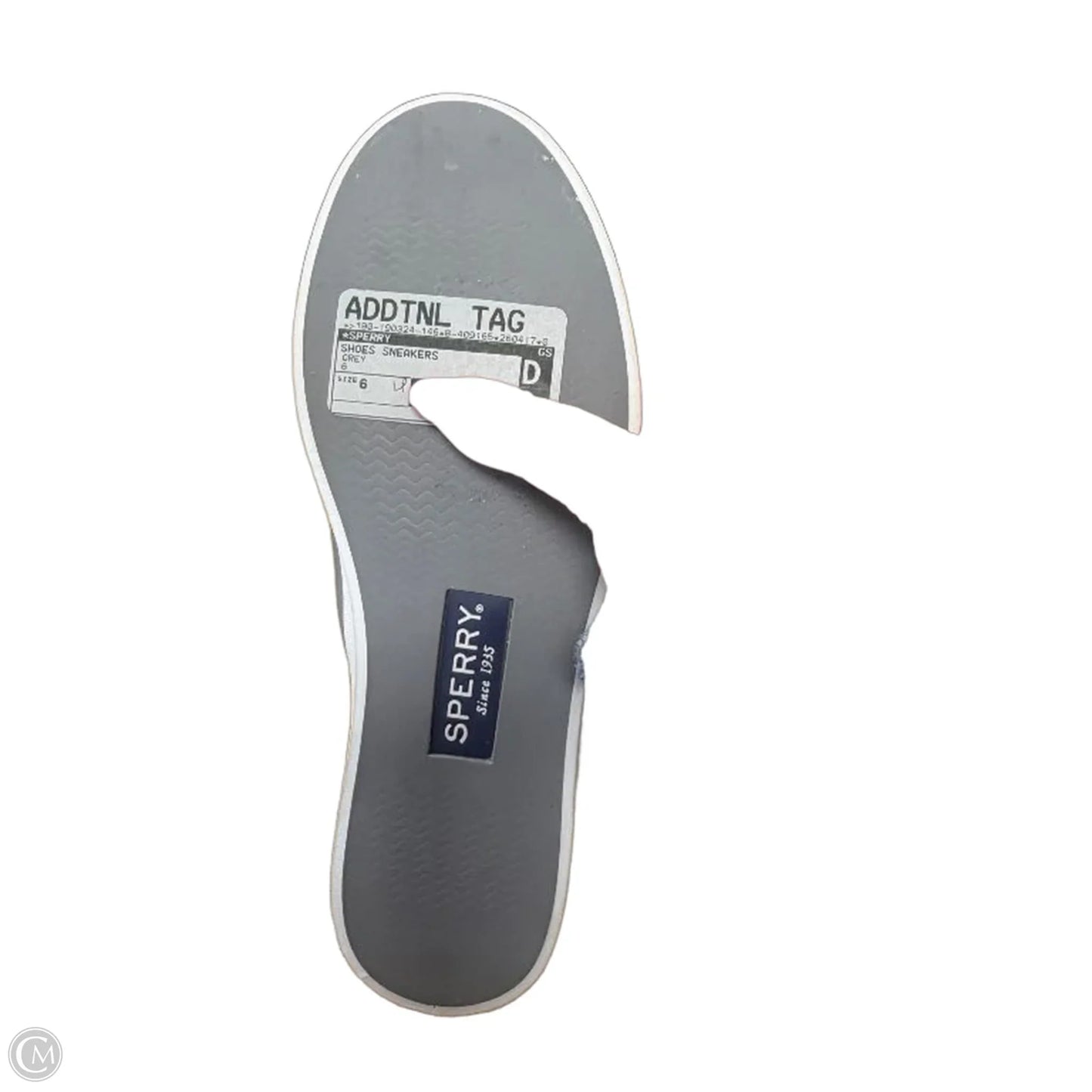 Shoes Sneakers By Sperry In Grey, Size: 6