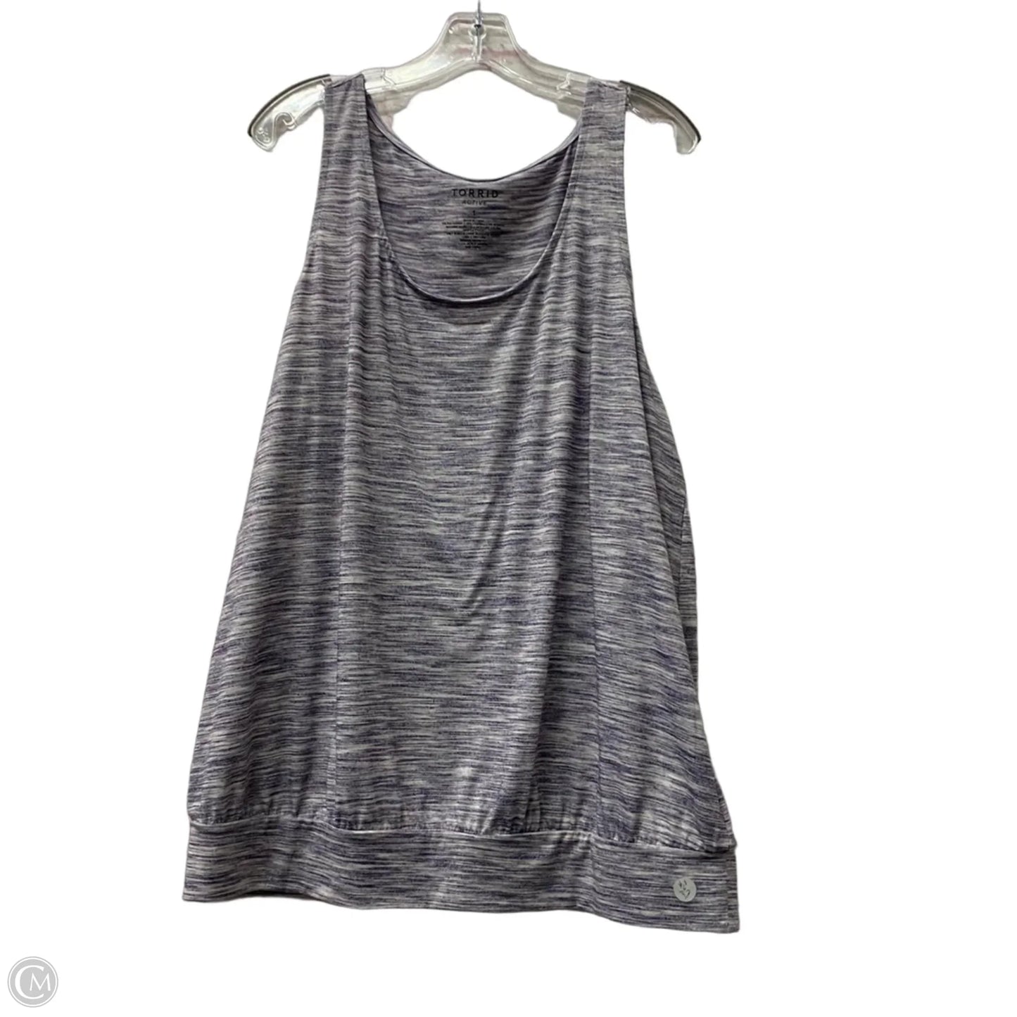 Top Sleeveless By Torrid In Purple, Size: 1x