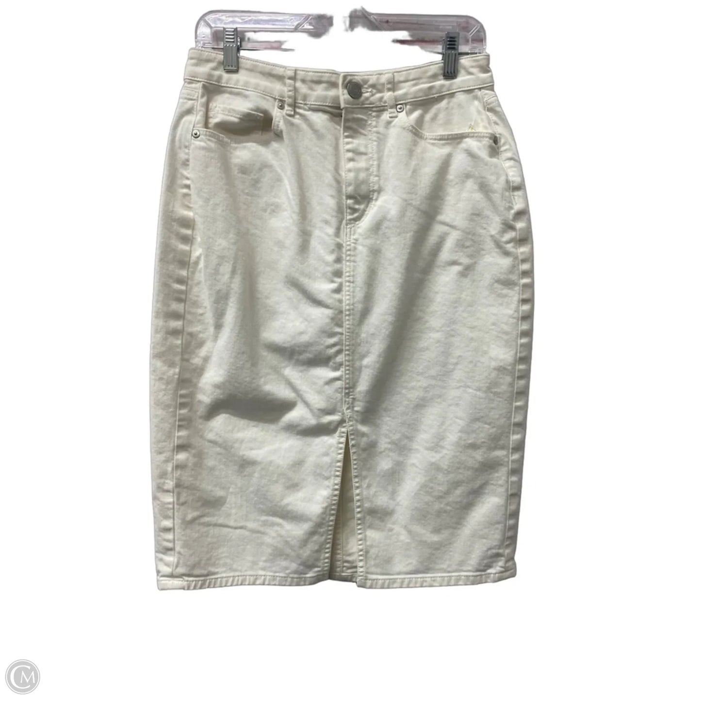 Skirt Midi By Loft In White, Size: 6