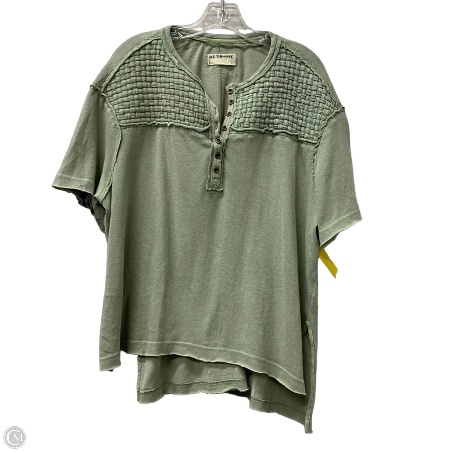 Top Short Sleeve By We The Free In Green, Size: S