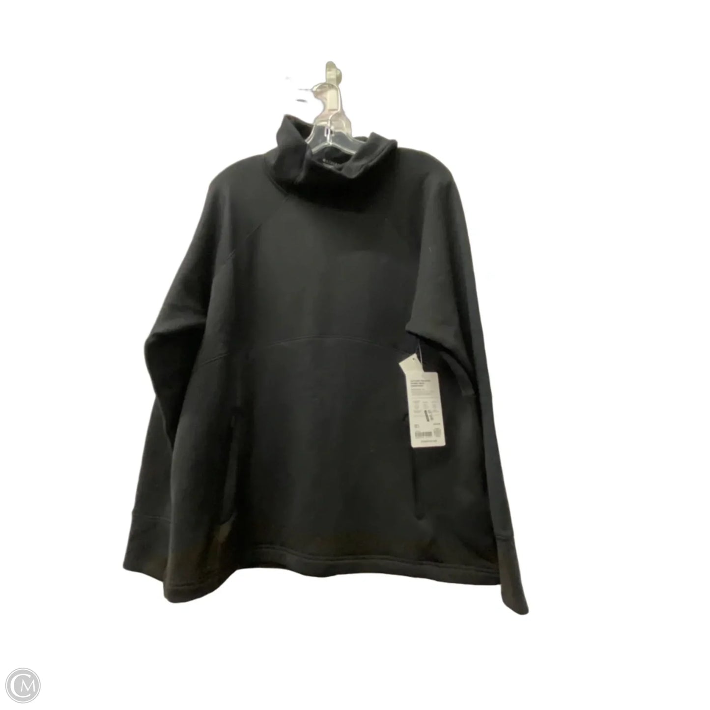 Athletic Sweatshirt Collar By Athleta In Black, Size: Xl