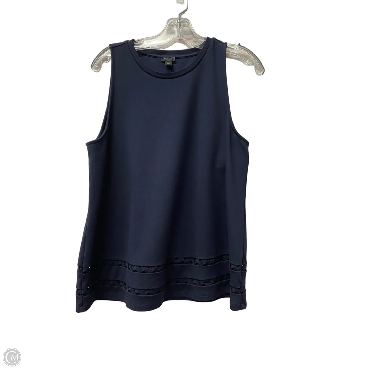 Top Sleeveless By Ann Taylor In Blue, Size: Lp