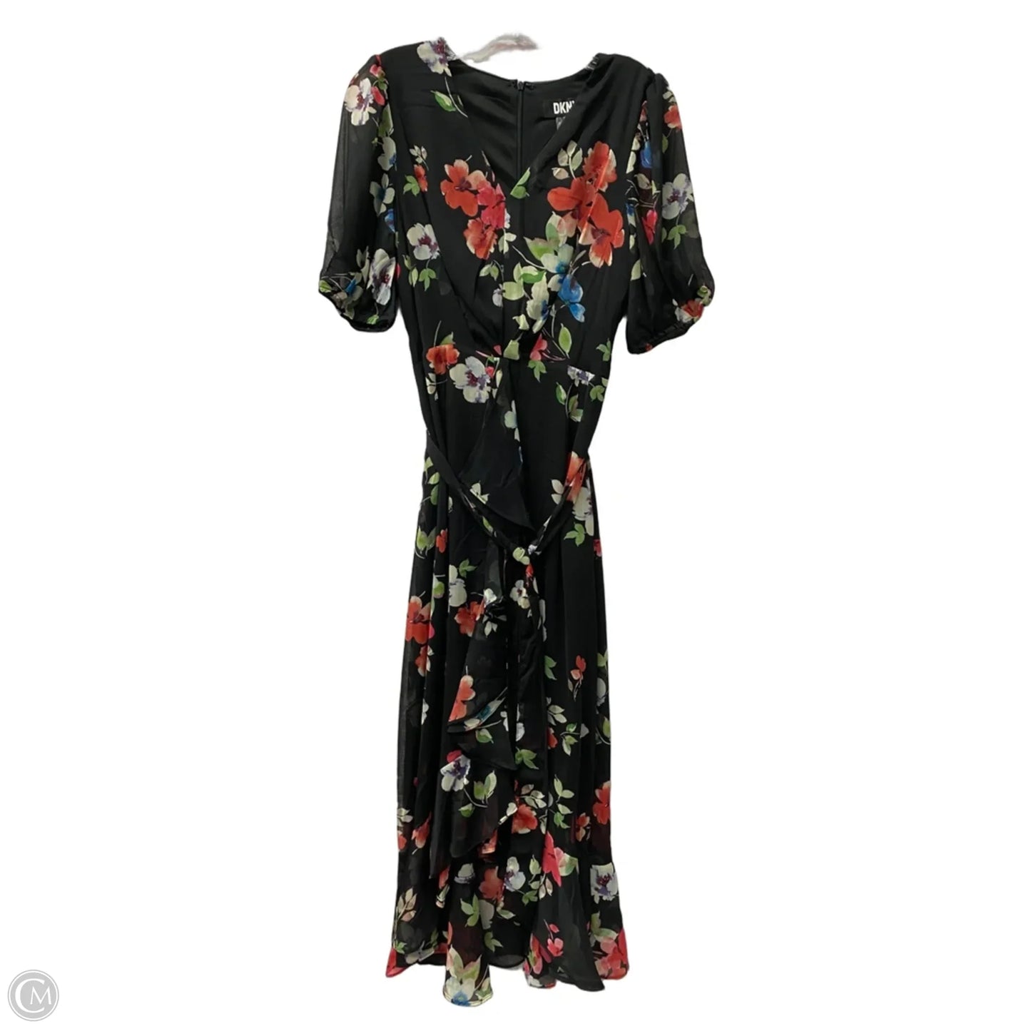 Dress Casual Maxi By Dkny In Floral Print, Size: S