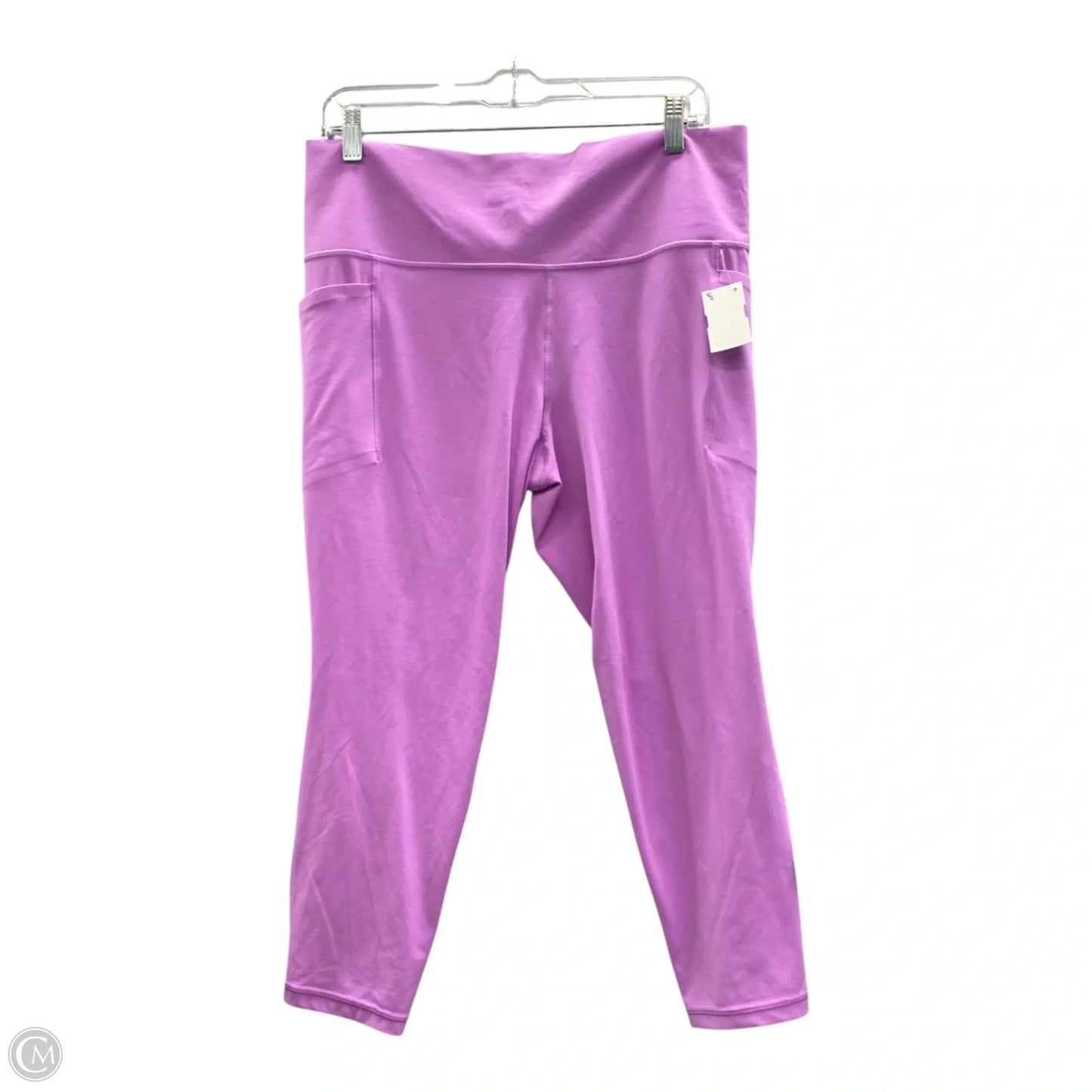 Athletic Leggings By Athleta In Pink, Size: Xl