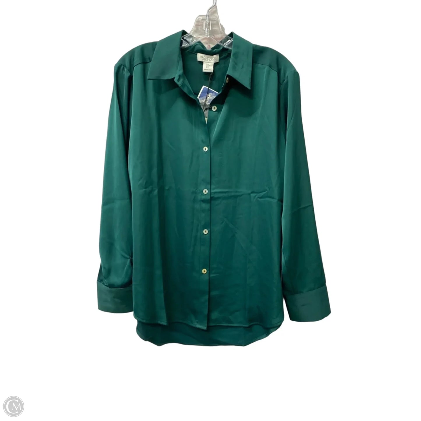 Top Long Sleeve By Rachel Zoe In Green, Size: L