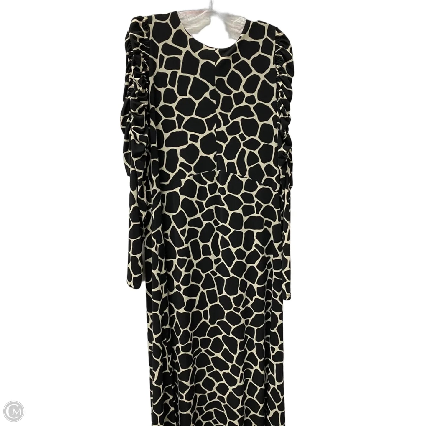Dress Casual Maxi By Ann Taylor In Black & White, Size: 14