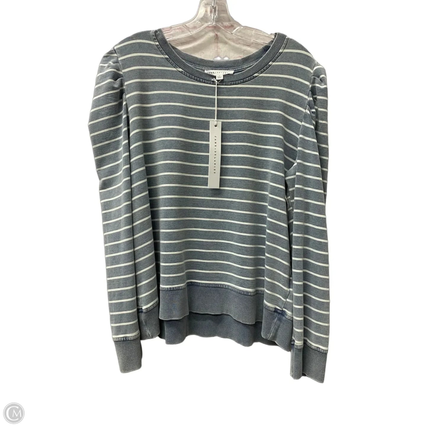 Top Long Sleeve By Jane And Delancey In Blue, Size: L