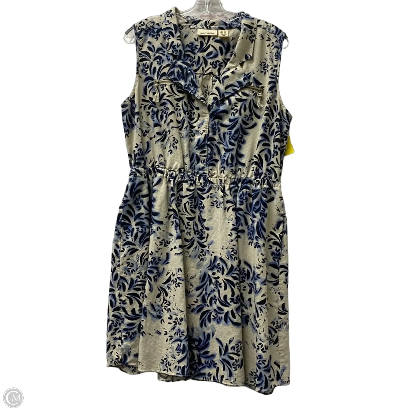 Dress Casual Short By Dkny In Blue, Size: Xl