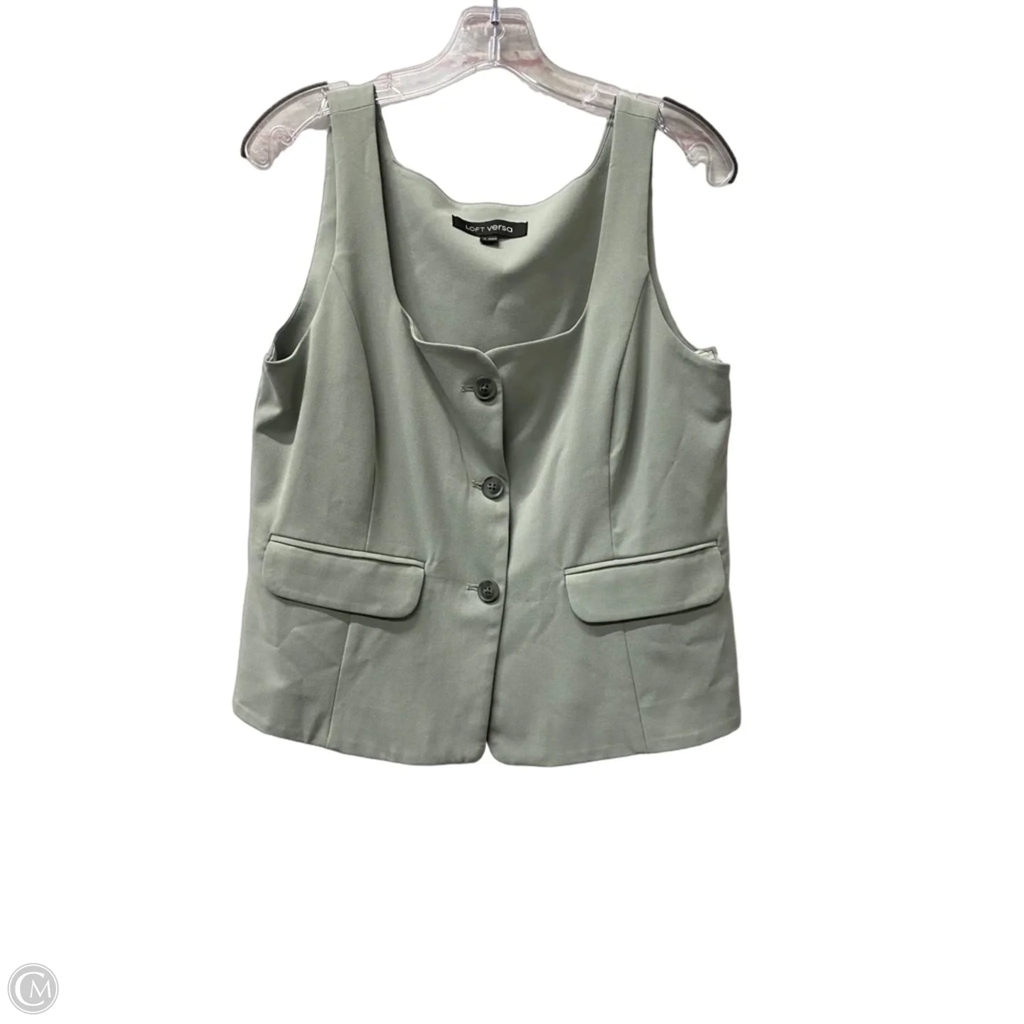 Vest Other By Loft In Grey, Size: M