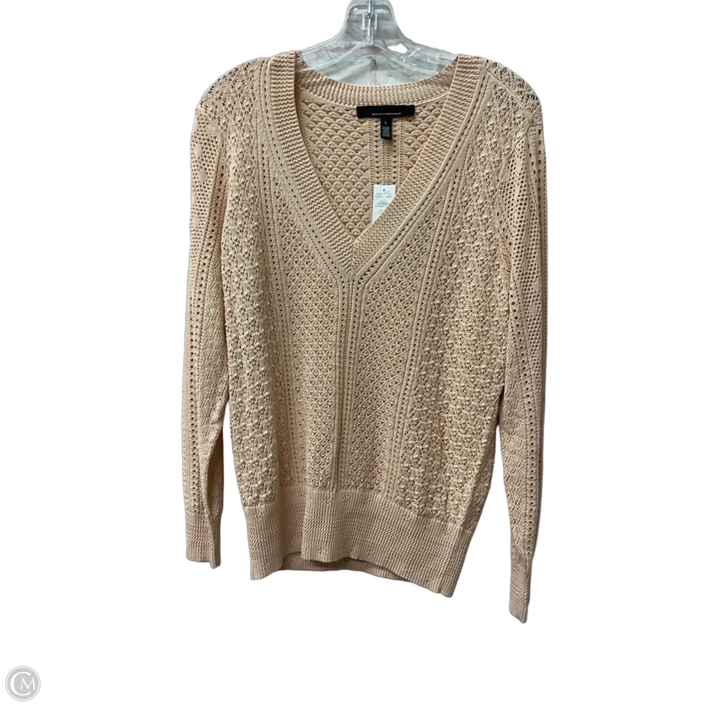 Sweater By White House Black Market In Pink, Size: L