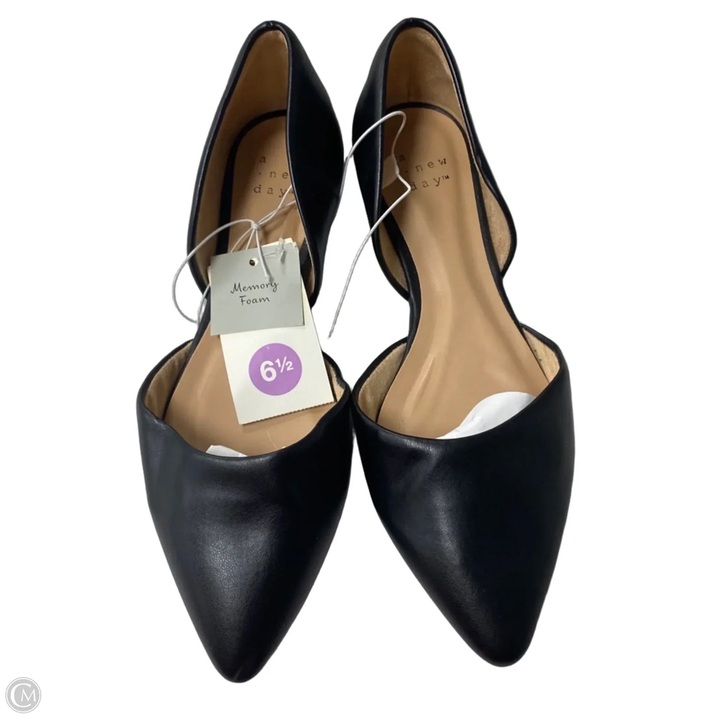 Shoes Flats By A New Day In Black, Size: 6.5