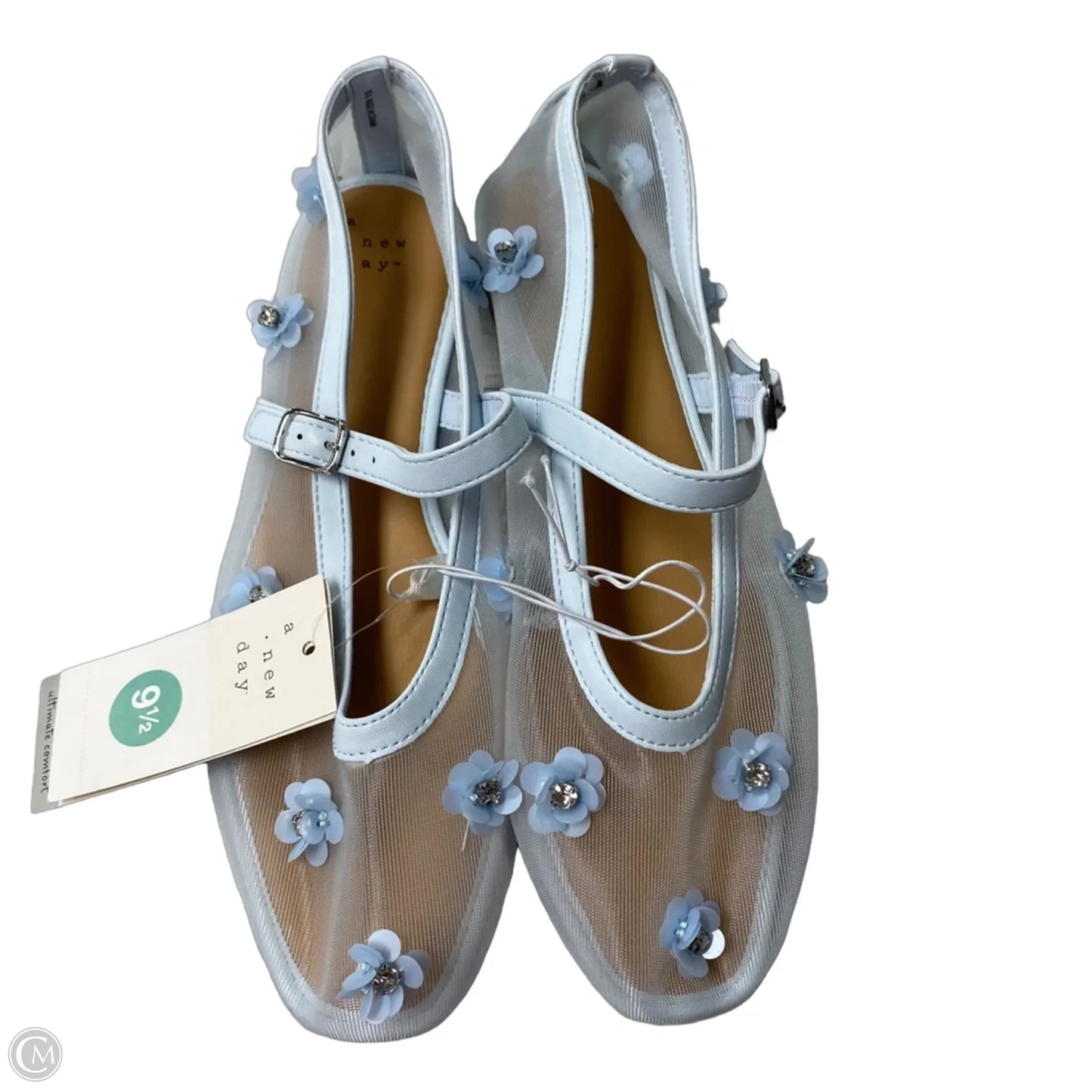 Shoes Flats By A New Day In Blue, Size: 9.5