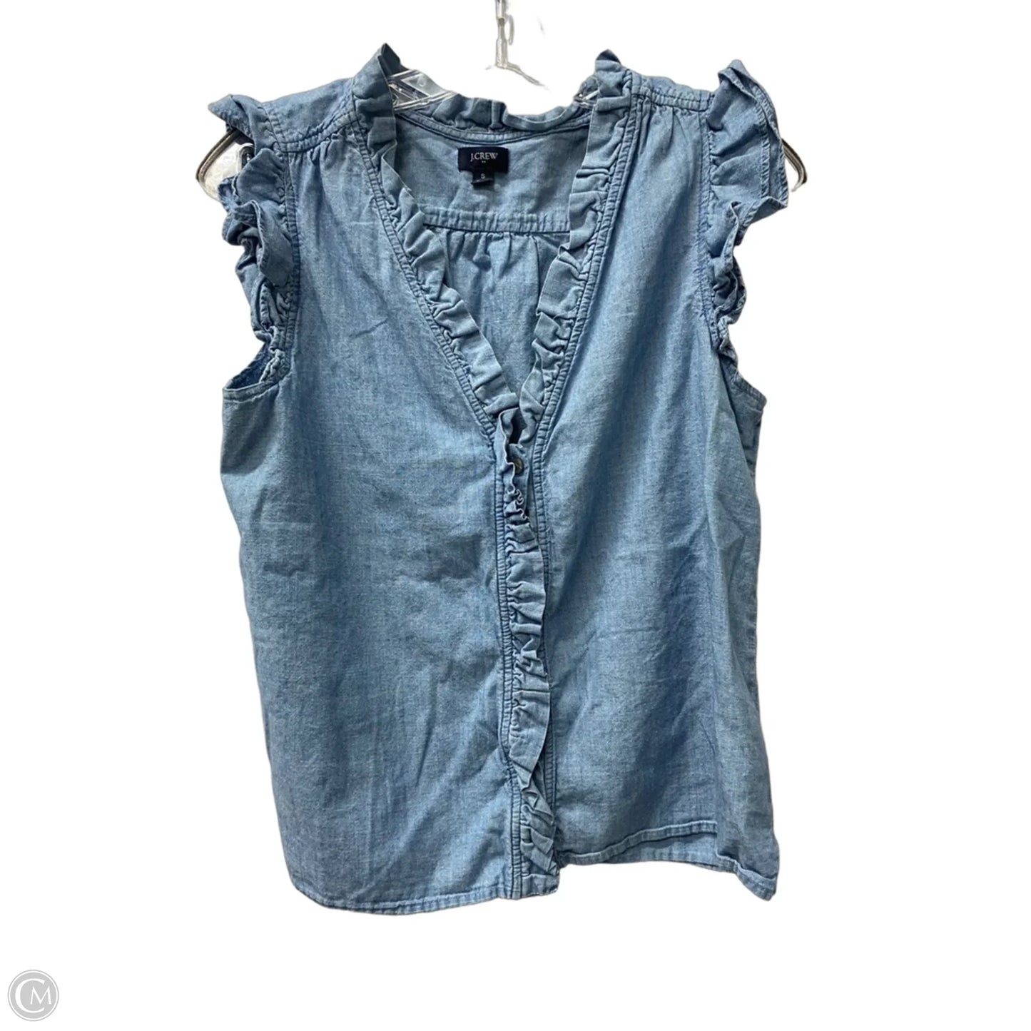 Top Short Sleeve By J. Crew In Blue, Size: S