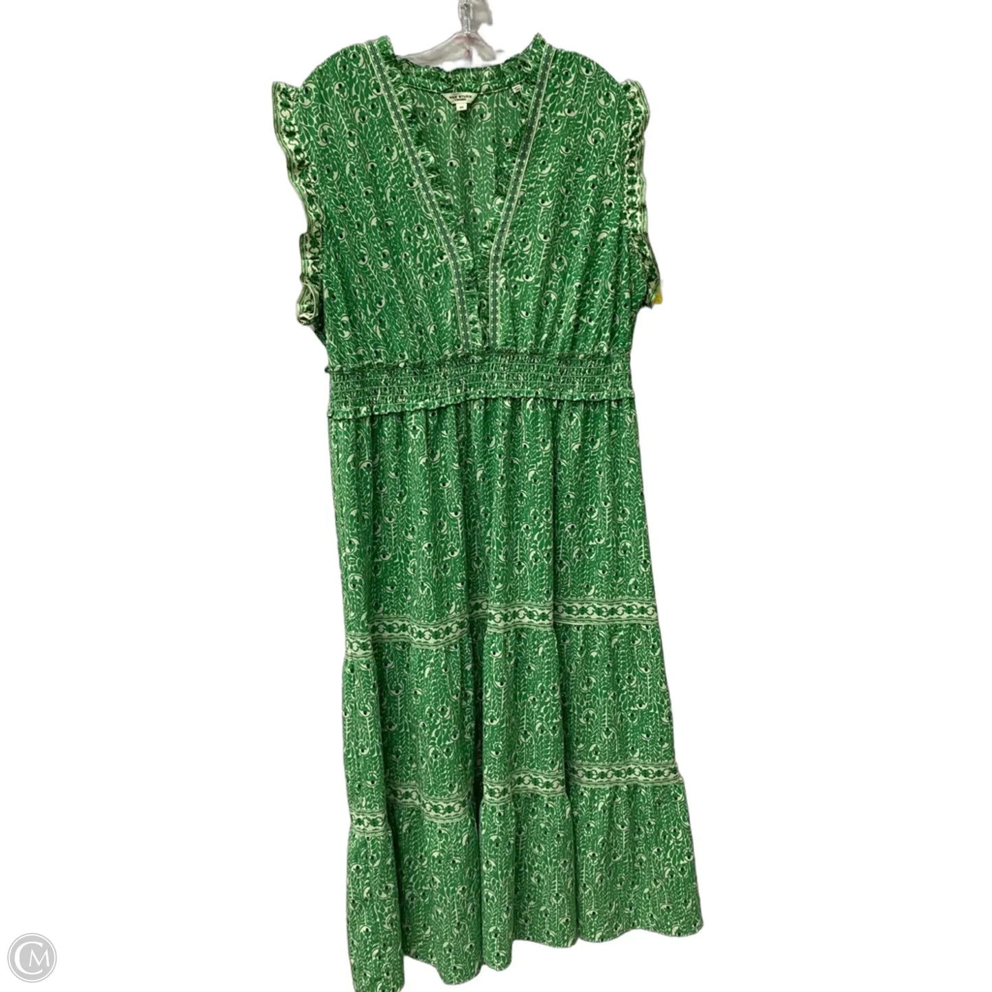 Dress Casual Maxi By Max Studio In Green, Size: 3x