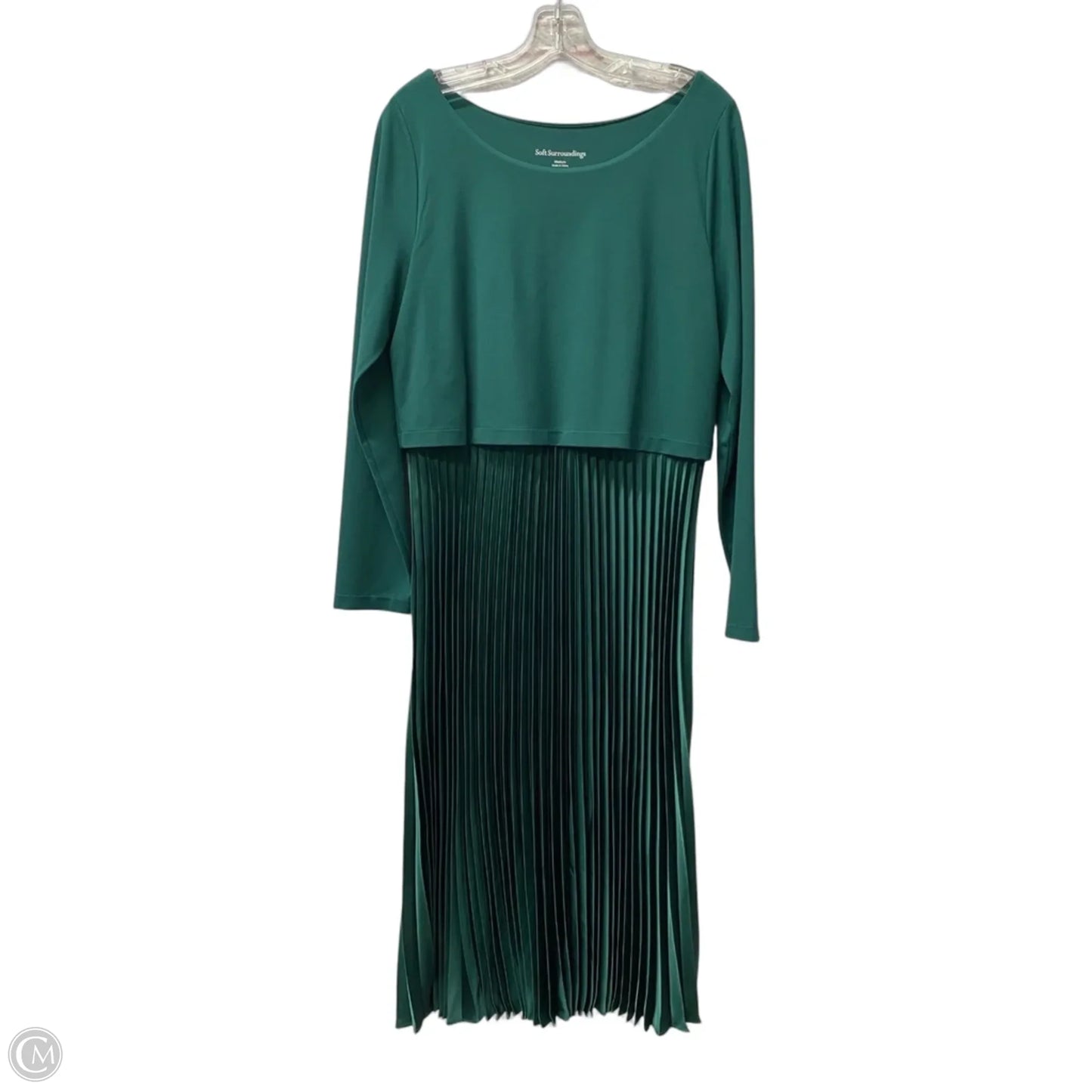 Dress Party Long By Soft Surroundings In Green, Size: M
