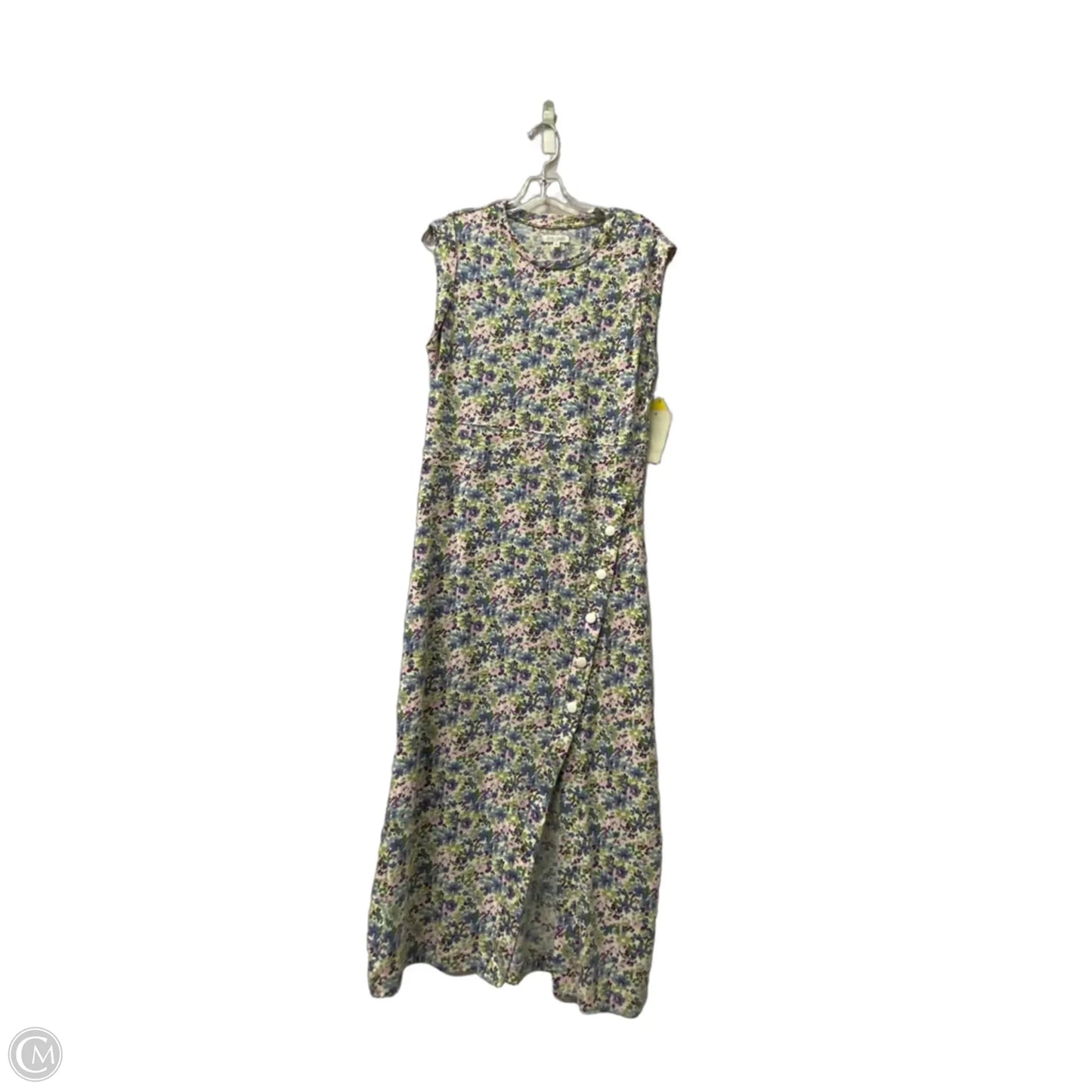 Dress Casual Maxi By Grey State In Blue & Purple, Size: Xl