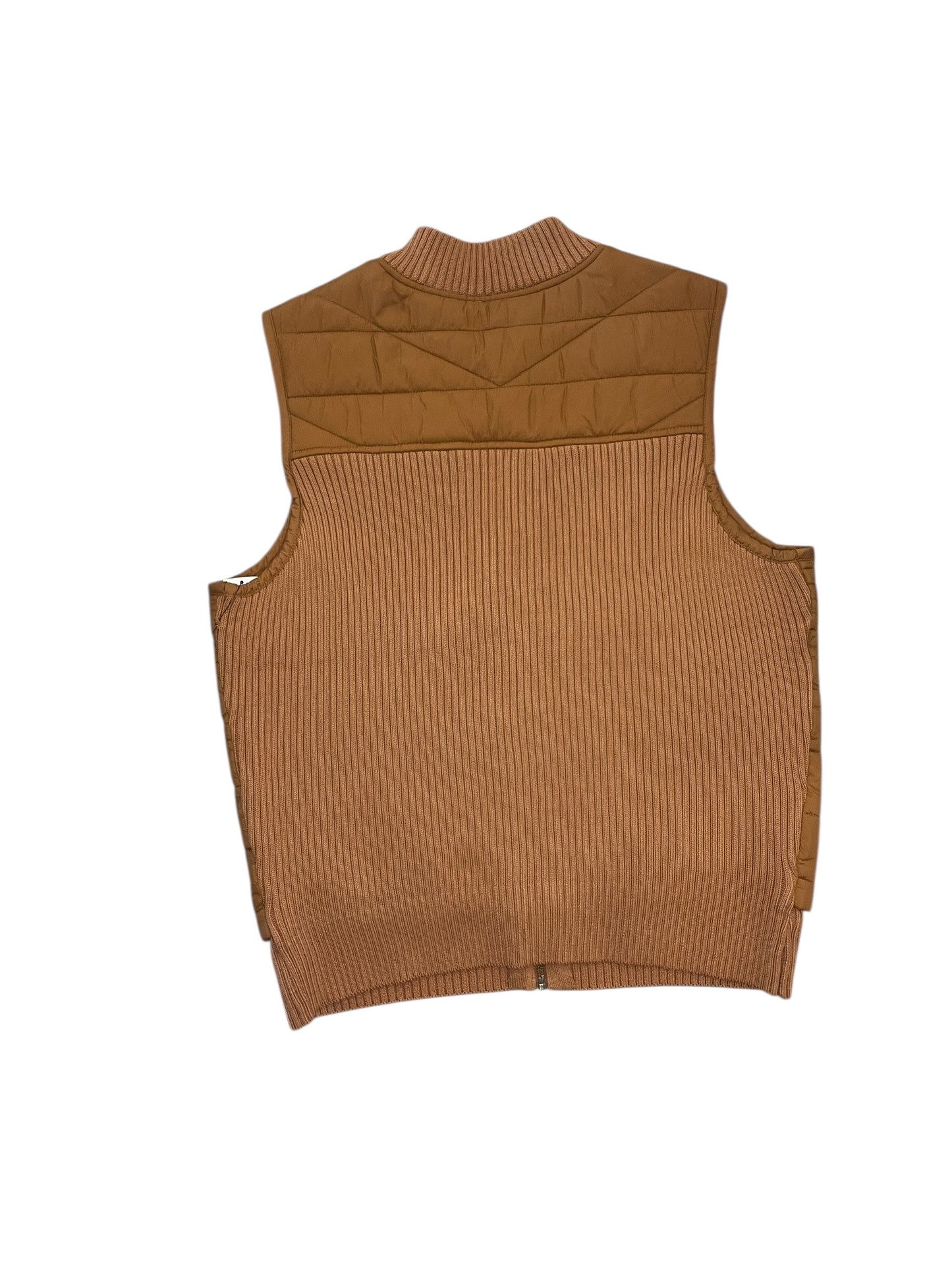 Vest Puffer & Quilted By Liverpool In Brown, Size:1X