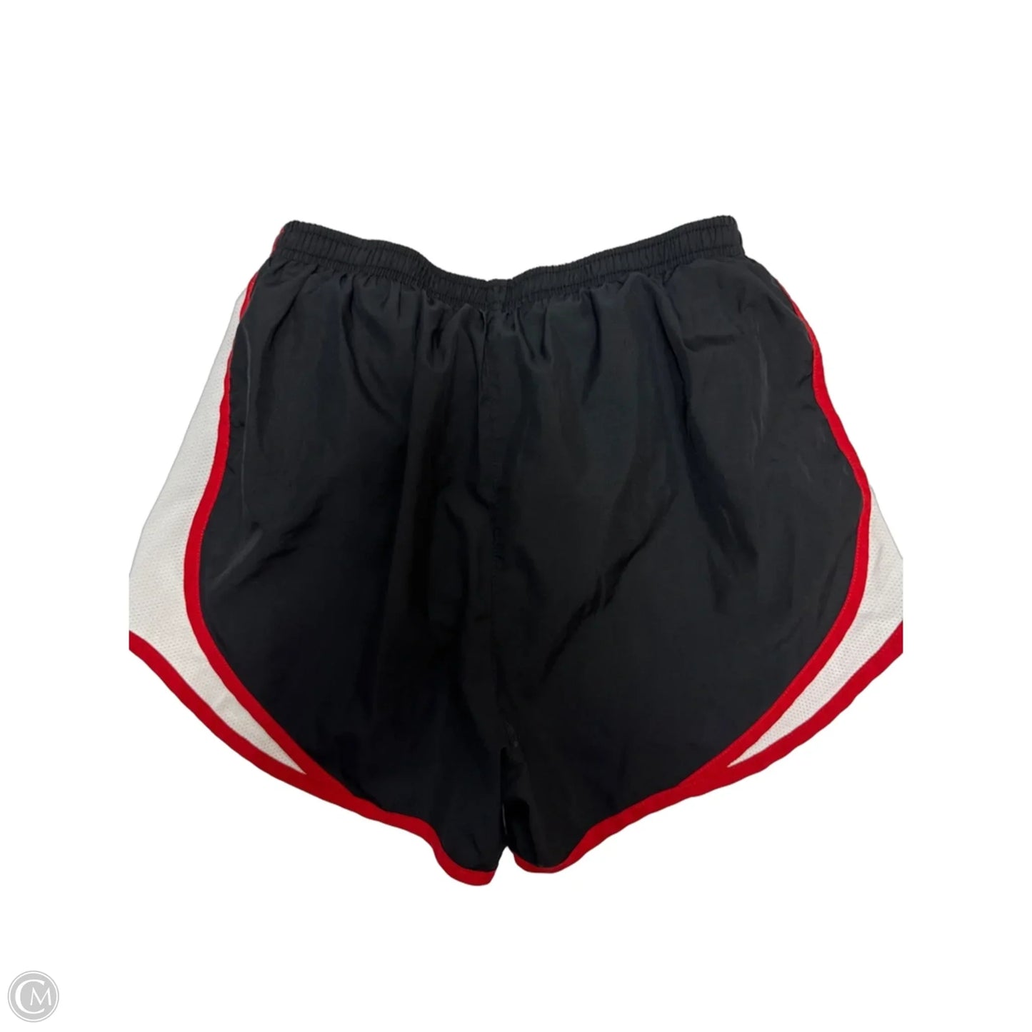 Athletic Shorts By Nike In Black & Red, Size: S