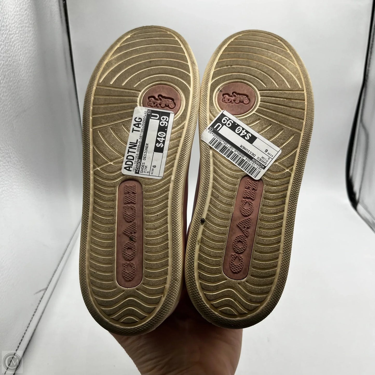 Shoes Designer By Coach In Pink, Size: 6