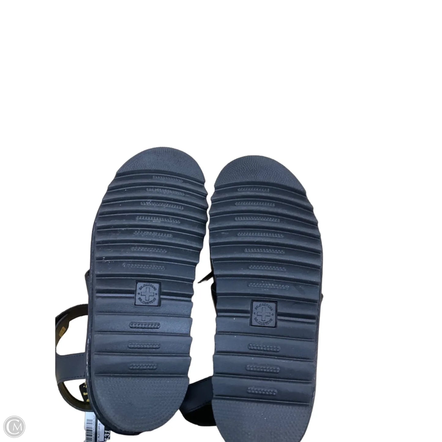 Sandals Heels Platform By Dr Martens In Black, Size: 11