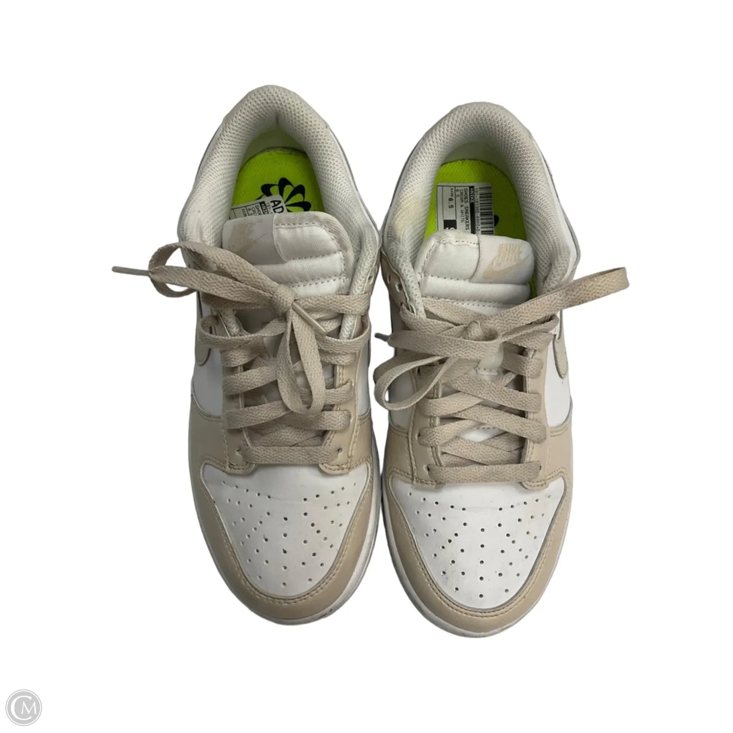 Shoes Sneakers By Nike In Cream & White, Size: 6.5