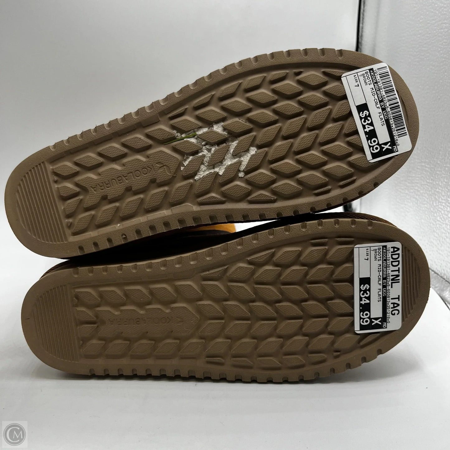 Boots Mid-calf Flats By Koolaburra By Ugg In Brown, Size: 7