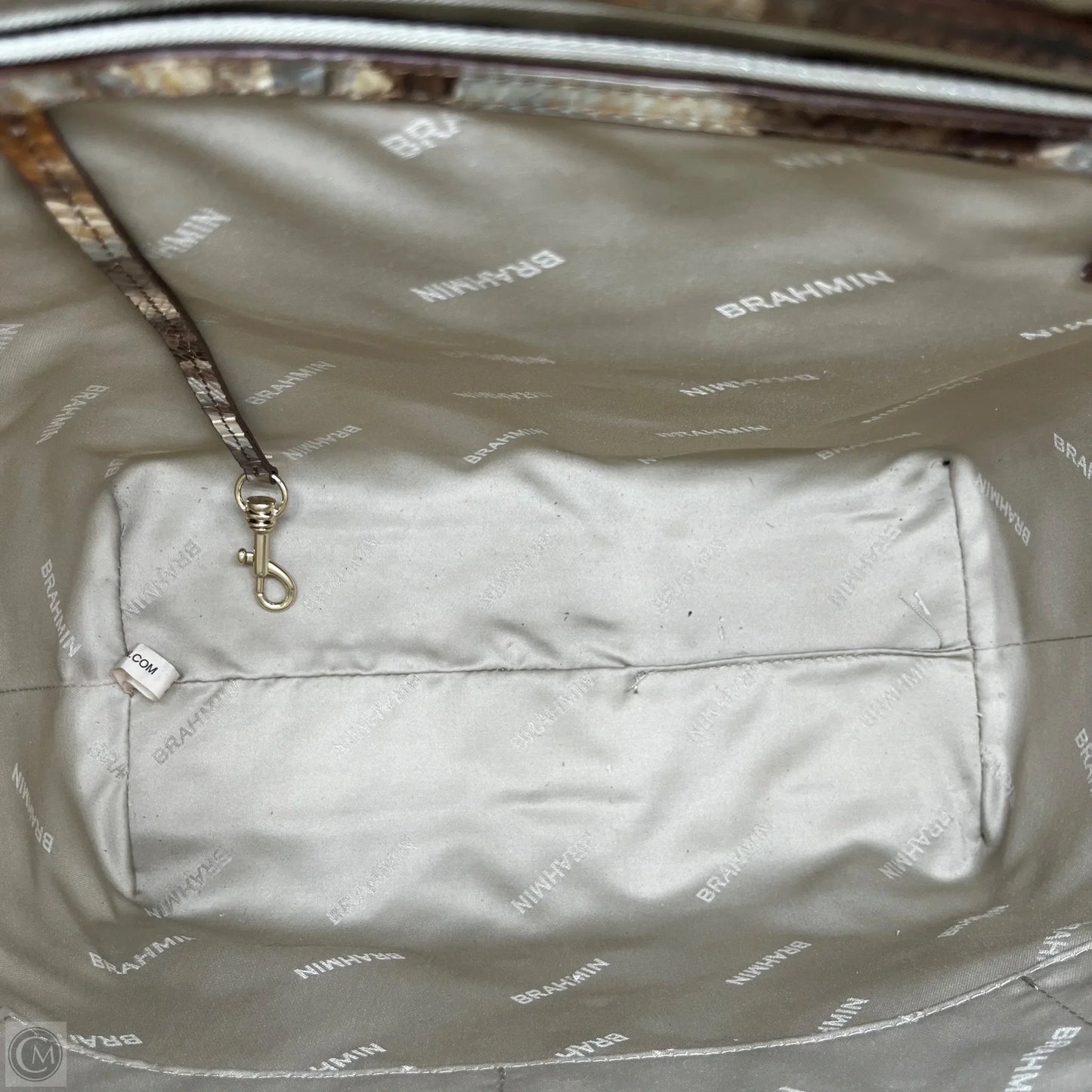 Handbag Designer By Brahmin, Size: Large