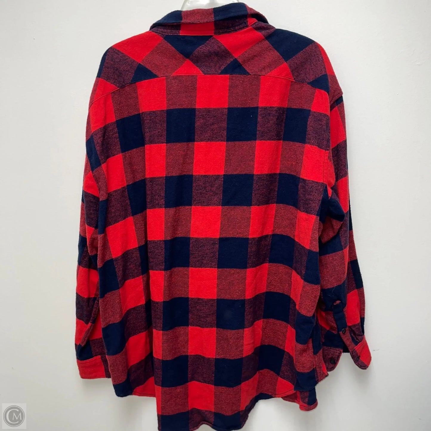 Jacket Fleece By Aerie In Plaid Pattern, Size: L