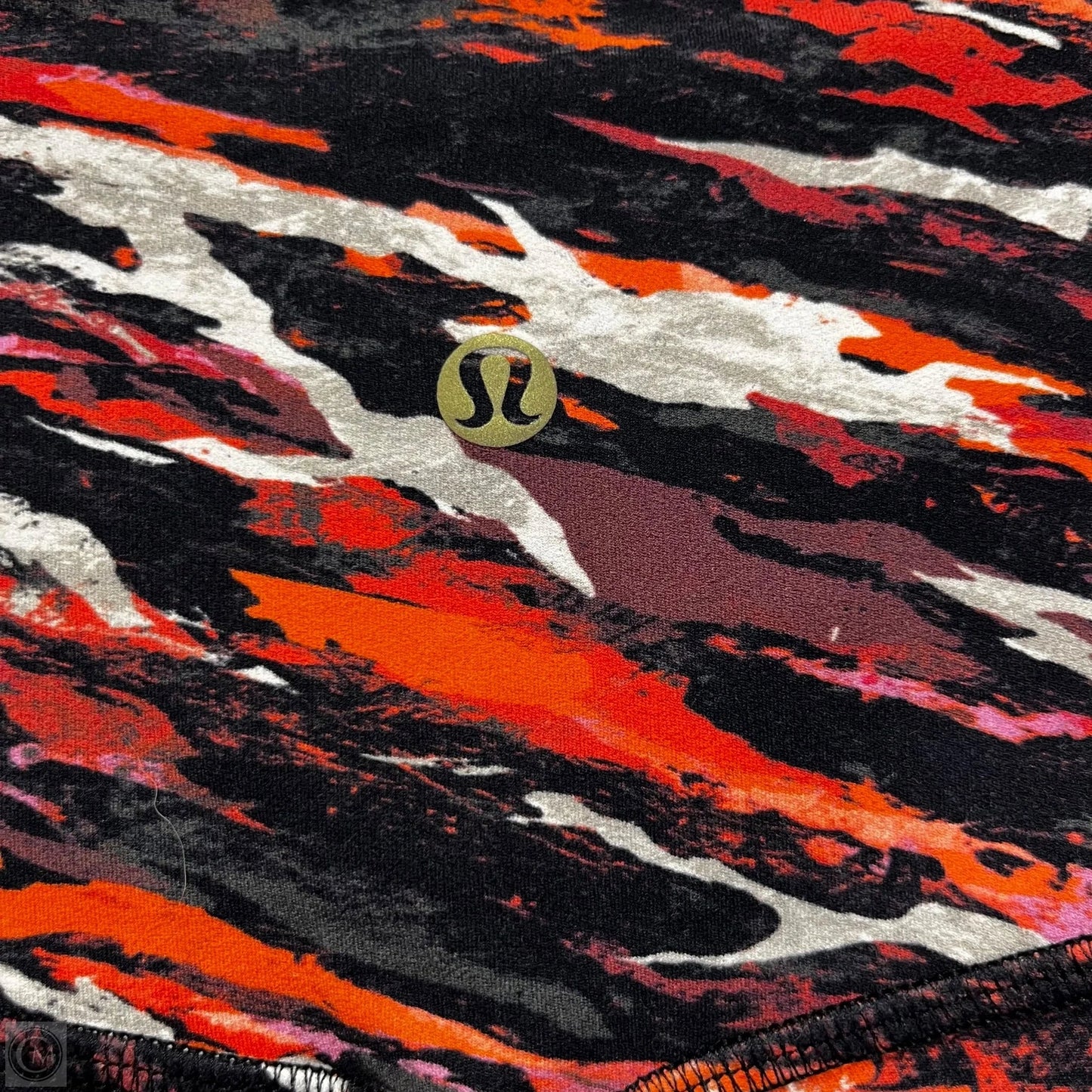 Athletic Leggings By Lululemon In Multi-colored, Size: M