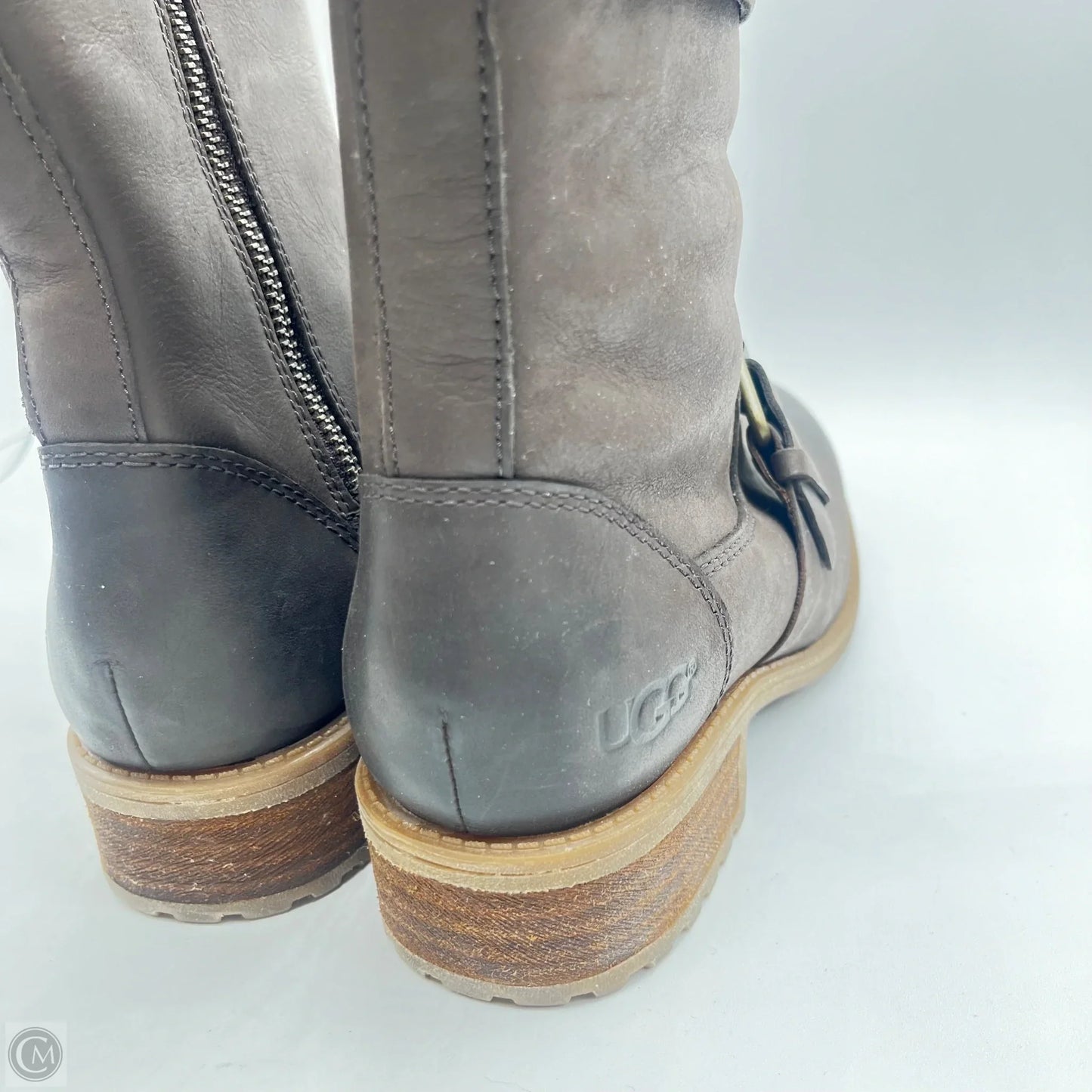 Boots Designer By Ugg In Brown, Size: 5.5