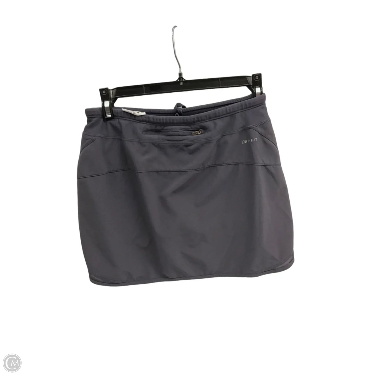 Athletic Skort By Nike In Grey, Size: S