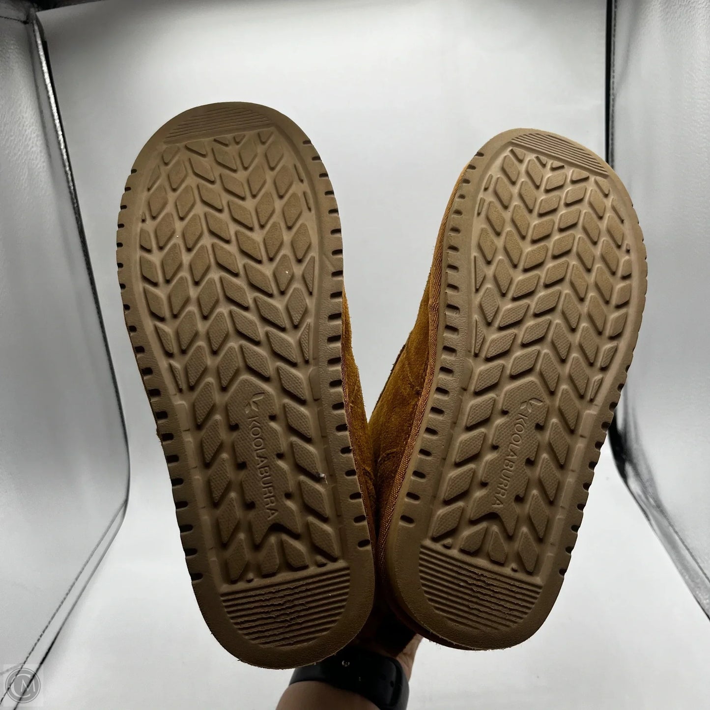 Boots Ankle Flats By Koolaburra By Ugg In Beige, Size: 8