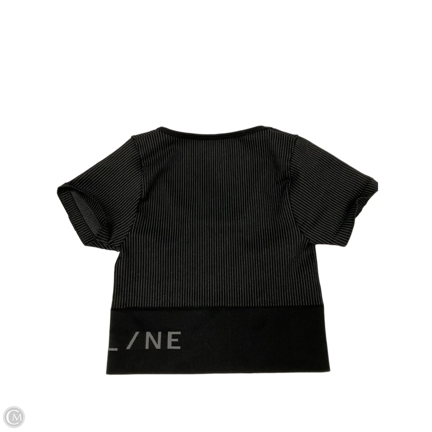Athletic Top Short Sleeve By Offline In Black, Size: S