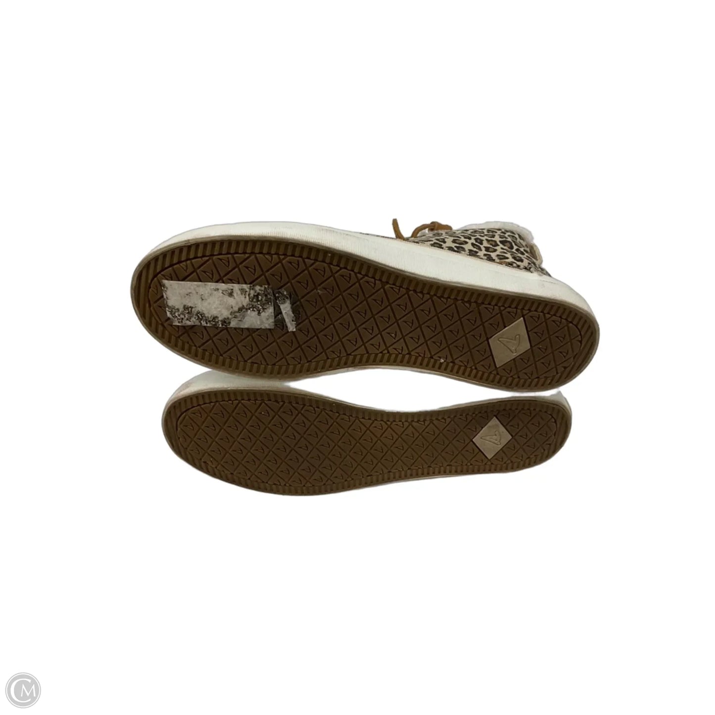 Shoes Flats By Clothes Mentor In Animal Print, Size: 7.5