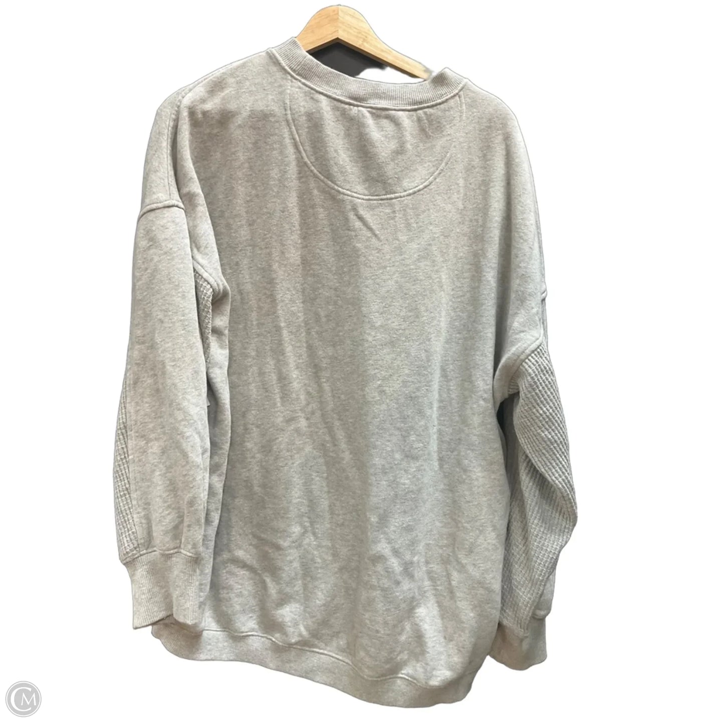 Sweatshirt Crewneck By Aerie In Grey, Size: M