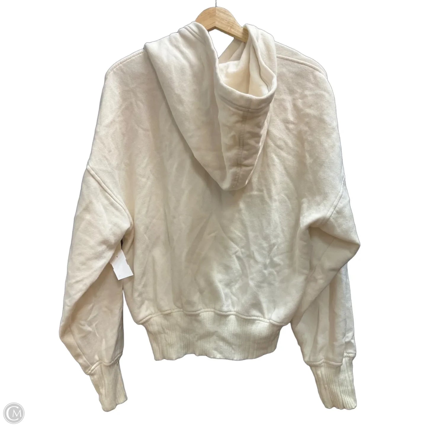 Sweatshirt Hoodie By Aerie In Cream, Size: S