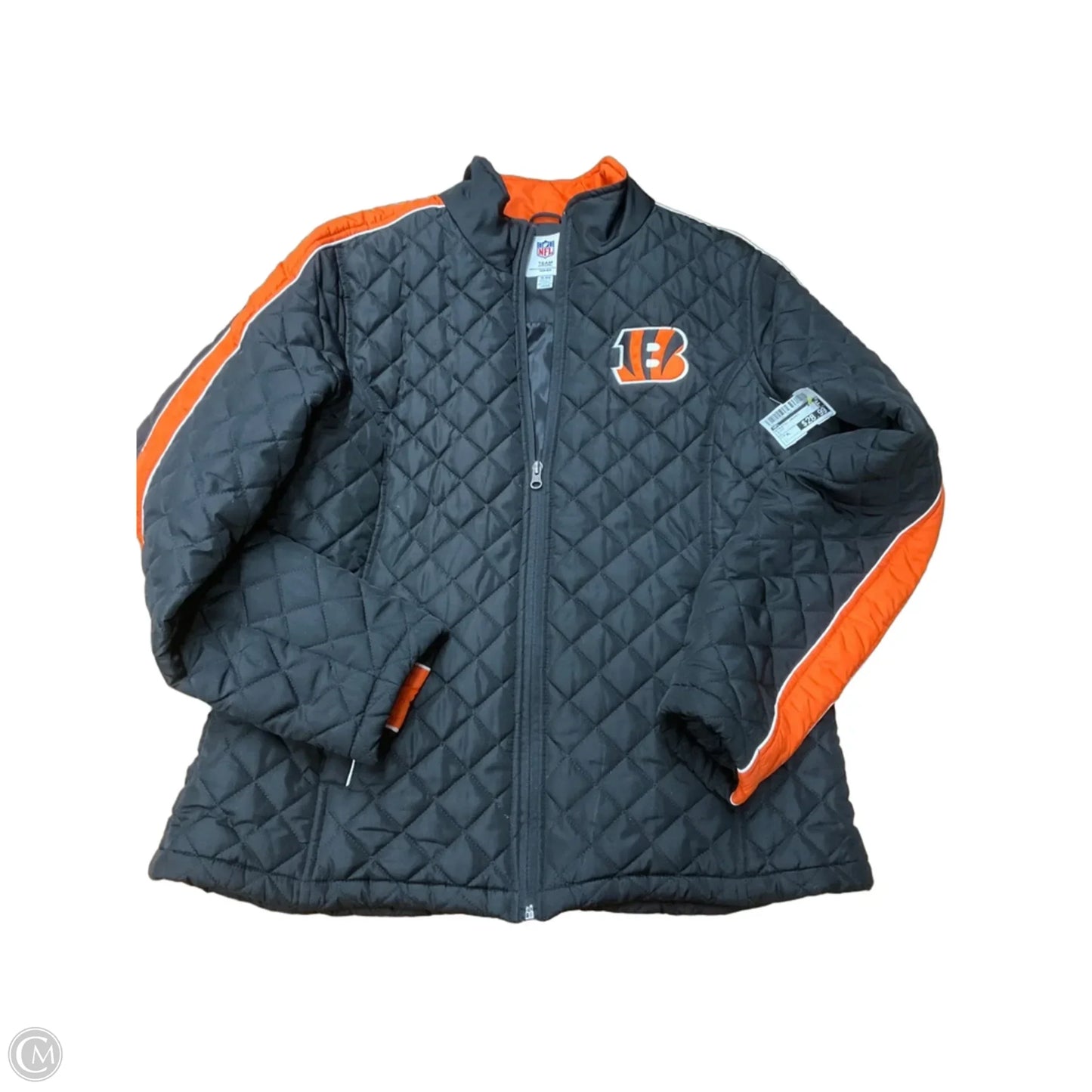 Athletic Jacket By Nfl In Black, Size: Xl
