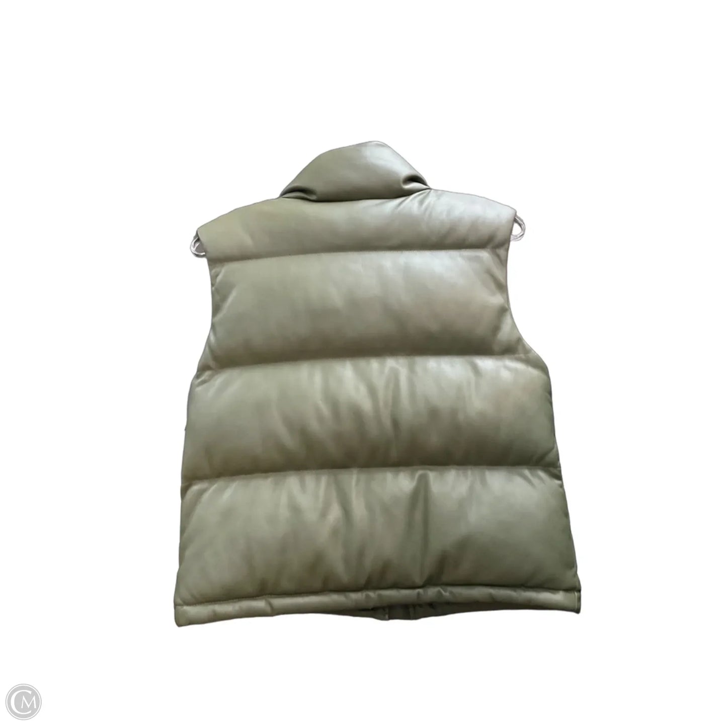 Vest Faux Fur & Sherpa By Express In Green, Size: Xs