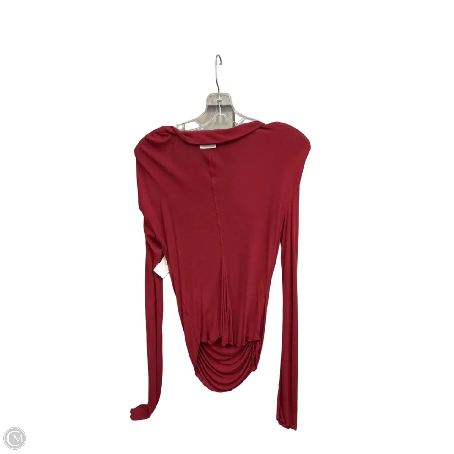 Top Long Sleeve By Free People In Brown, Size: S