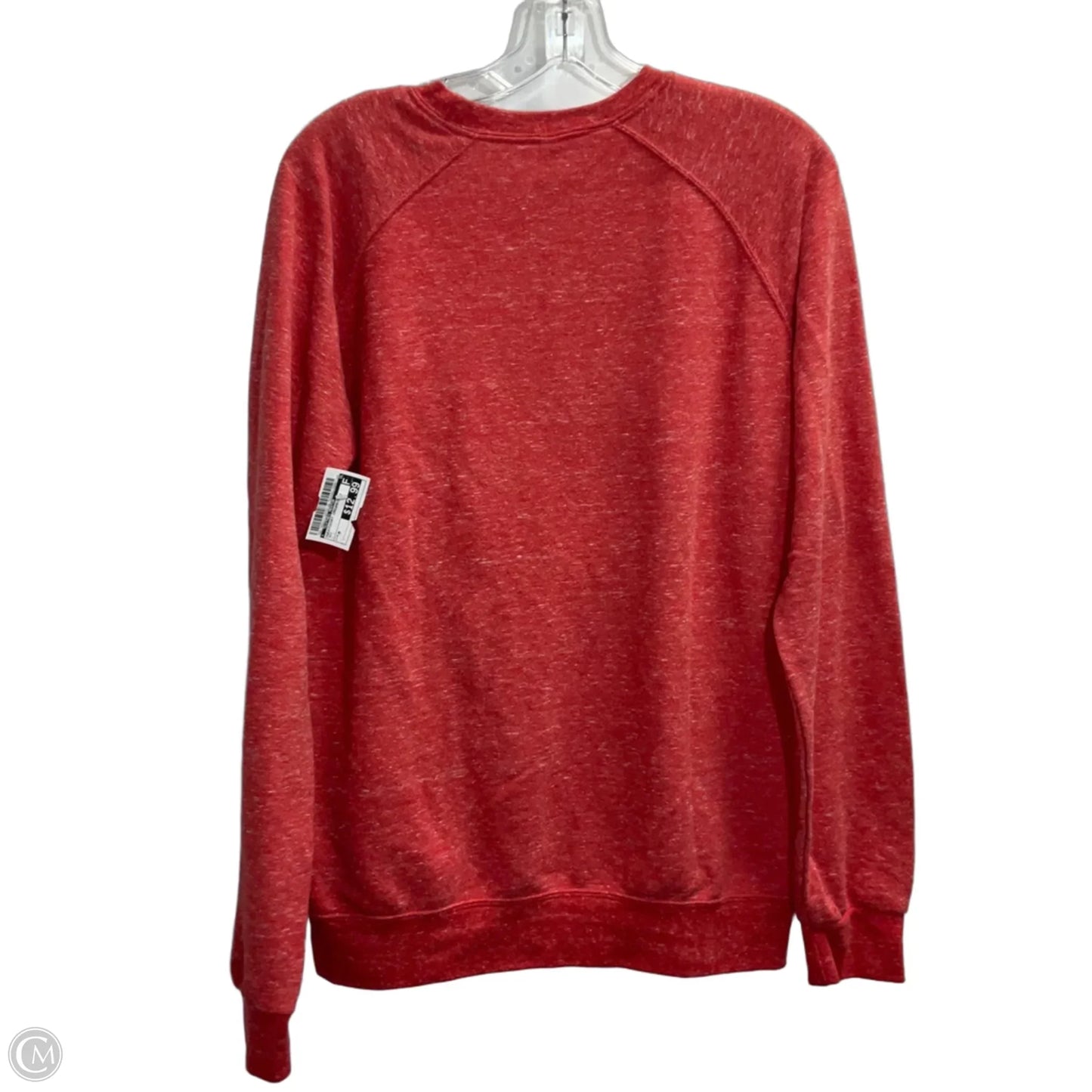 Sweatshirt Crewneck By Clothes Mentor In Red, Size: M