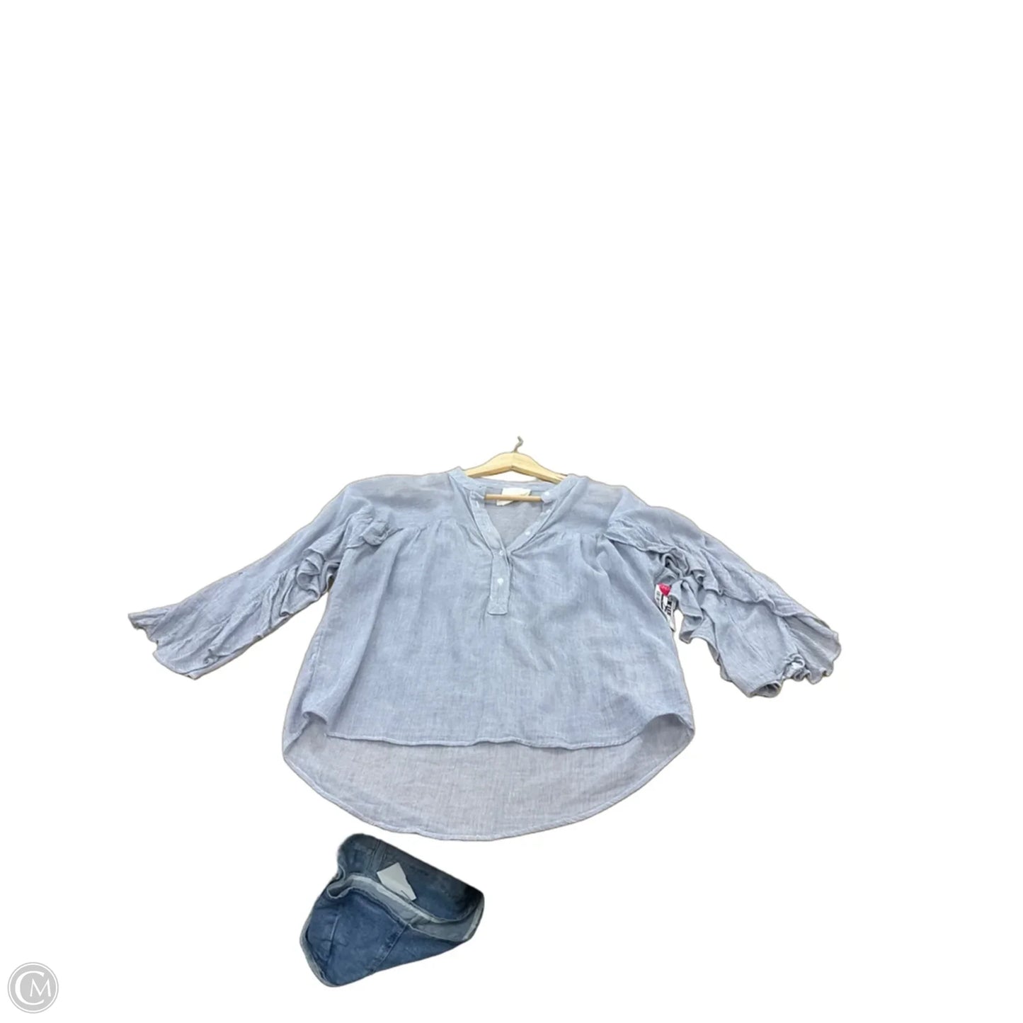 Top Long Sleeve By Maeve In Striped Pattern, Size: Xs